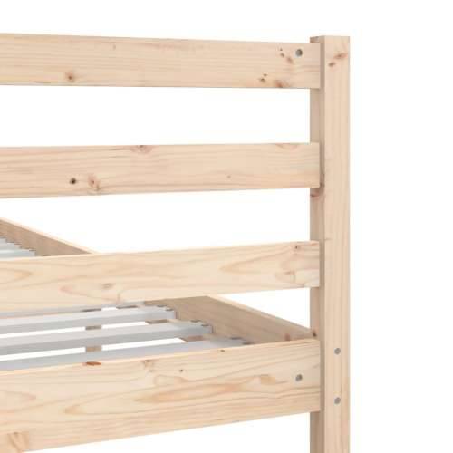 Okvir za krevet od masivnog drva 90 x 200 cm - Prirodna 90 x 200 cm Cijena