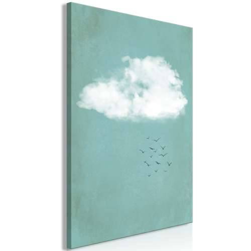 Slika - Cumulus and Birds (1 Part) Vertical 40x60