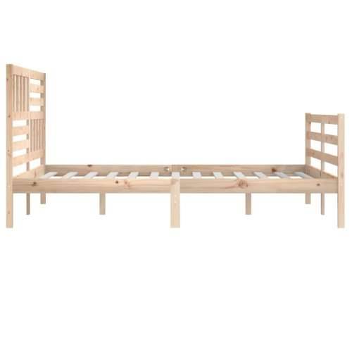 Okvir za krevet od masivnog drva 200 x 200 cm Cijena