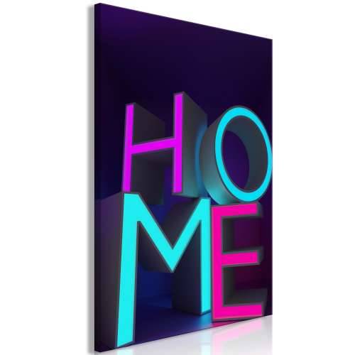 Slika - Home Neon (1 Part) Vertical 60x90