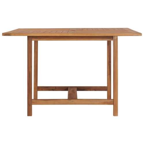 Vrtni stol - Blagovaonski stol 110 x 110 x 75 cm od masivne tikovine - 1 Četvrtasto Cijena