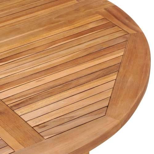 Sklopivi Vrtni stol - Blagovaonski stol Ø110x75 cm od masivne tikovine - 1 Okruglo Cijena