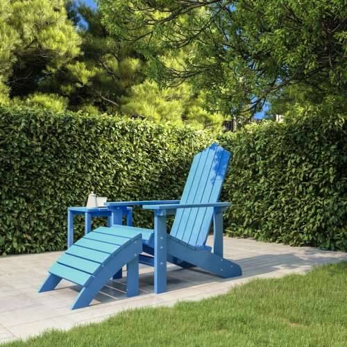 Vrtna stolica Adirondack s osloncem za noge HDPE boja vode Cijena