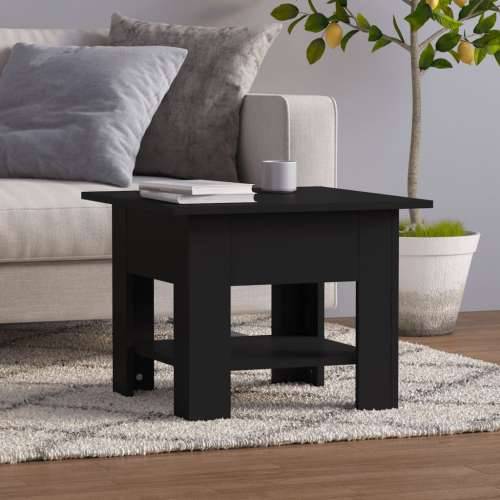 Stolić za kavu crni 55 x 55 x 42 cm od iverice