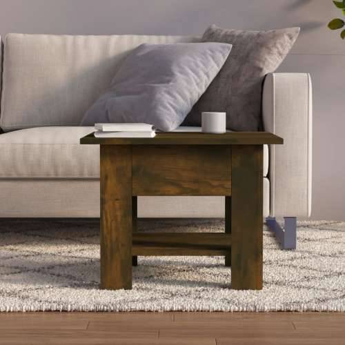 Stolić za kavu boja dimljenog hrasta 55 x 55 x 42 cm od iverice Cijena