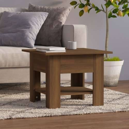 Stolić za kavu boja smeđeg hrasta 55 x 55 x 42 cm od iverice Cijena