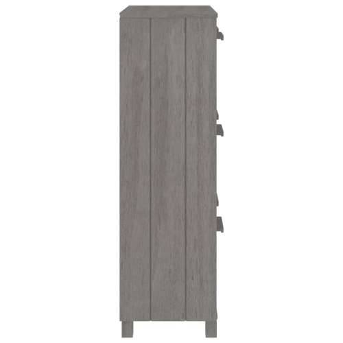 Ormarić za cipele HAMAR svjetlosivi 59,5x35x117 cm od borovine - Svjetlosiva 1 Cijena