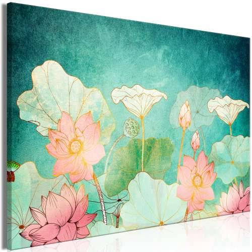 Slika - Fairytale Flowers (1 Part) Wide 60x40