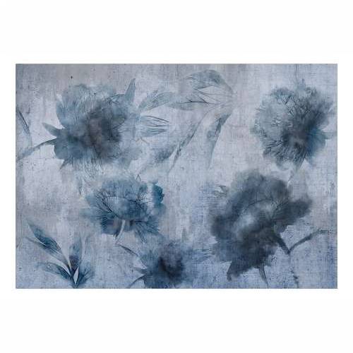 Samoljepljiva foto tapeta - Blue Peonies 196x140 Cijena