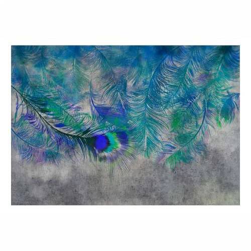 Samoljepljiva foto tapeta - Peacock Feathers 392x280 Cijena
