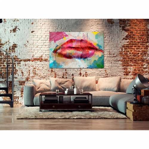 Slika - Artistic Lips (1 Part) Wide 90x60 Cijena