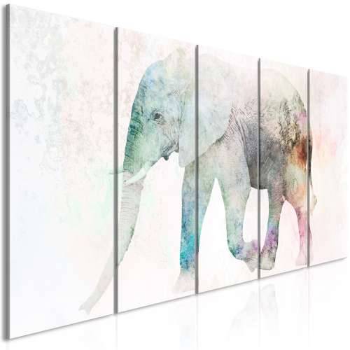 Slika - Painted Elephant (5 Parts) Narrow 225x90 Cijena