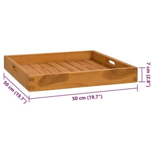 Pladanj za posluživanje 50 x 50 cm od masivne tikovine - 50 x 50 cm Cijena