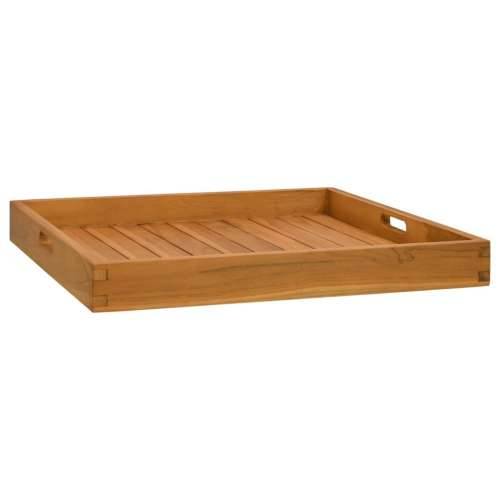 Pladanj za posluživanje 60 x 60 cm od masivne tikovine - 60 x 60 cm Cijena