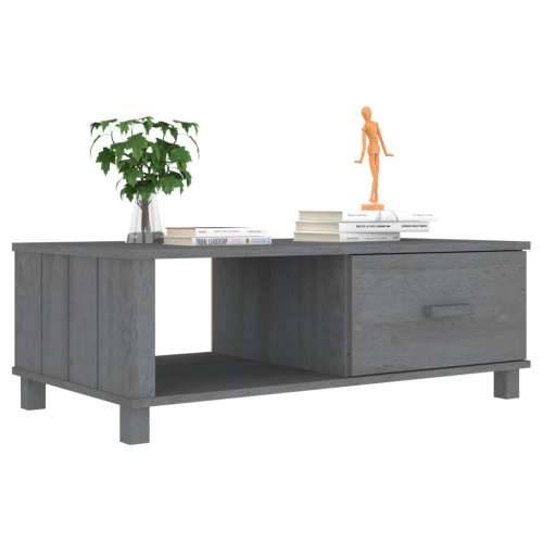 Stolić za kavu HAMAR tamnosivi 100x55x35 cm od masivne borovine - Tamno siva 1 Cijena