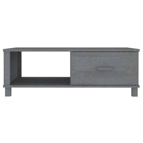 Stolić za kavu HAMAR tamnosivi 100x55x35 cm od masivne borovine - Tamno siva 1 Cijena