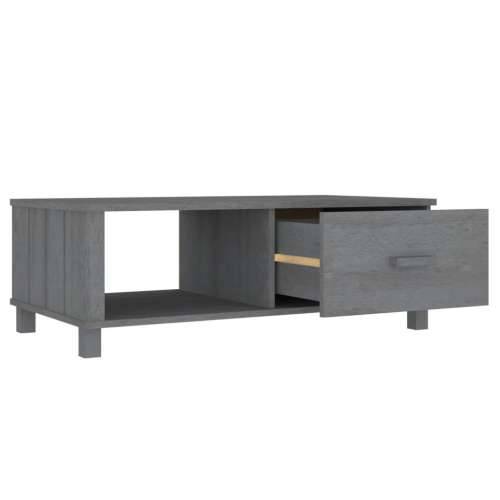 Stolić za kavu HAMAR tamnosivi 100x55x35 cm od masivne borovine - Tamno siva 1 Cijena