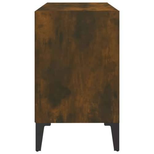 TV ormarić s metalnim nogama dimljeni hrast 69,5 x 30 x 50 cm - Dimljeni hrast 1 69.5 cm Cijena