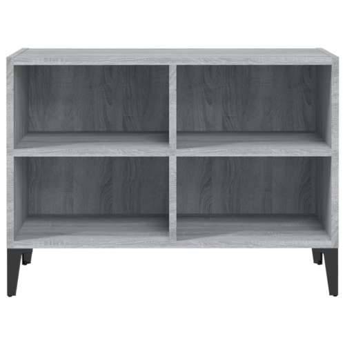 TV ormarić s metalnim nogama boja sivog hrasta 69,5x30x50 cm - Sivi hrast sonoma 1 69.5 cm Cijena