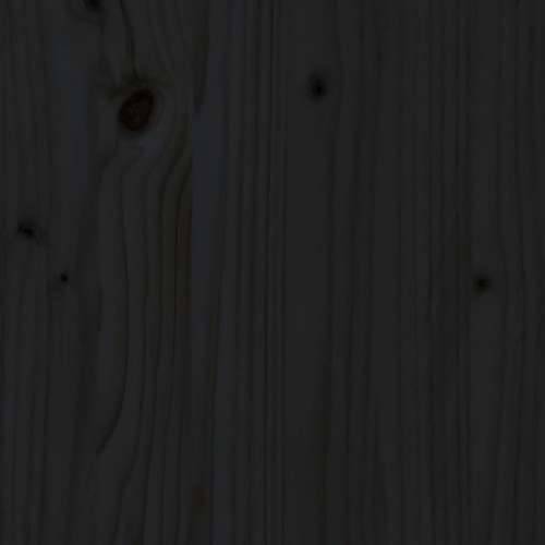 Noćni ormarić crni 40 x 34 x 40 cm od masivne borovine Cijena