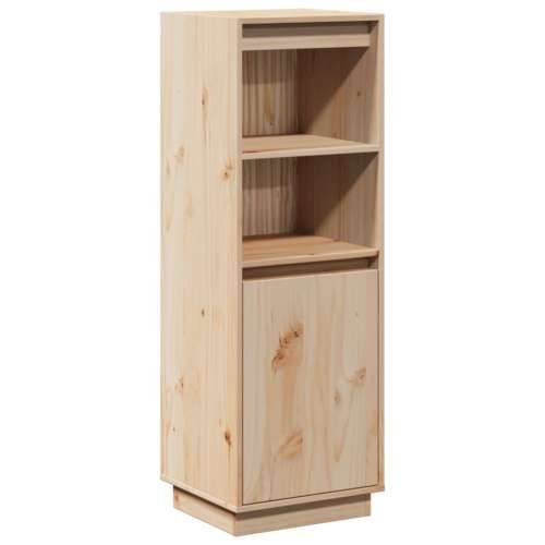 Visoka komoda 37 x 34 x 110 cm od masivne borovine Prirodna 1 Cijena