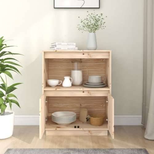Komoda 60 x 34 x 75 cm od masivne borovine - Prirodna 1 Cijena