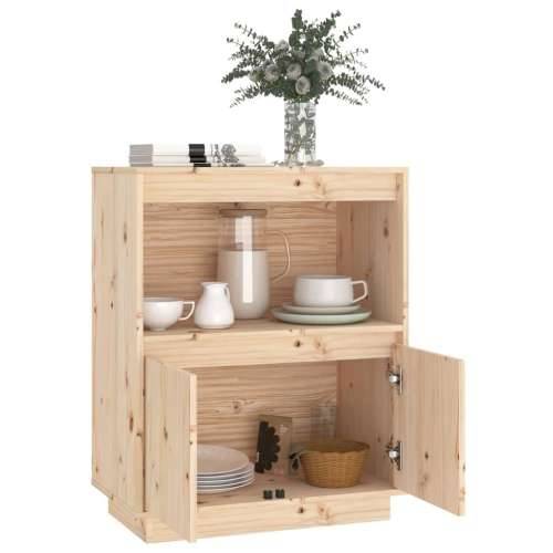 Komoda 60 x 34 x 75 cm od masivne borovine - Prirodna 1 Cijena