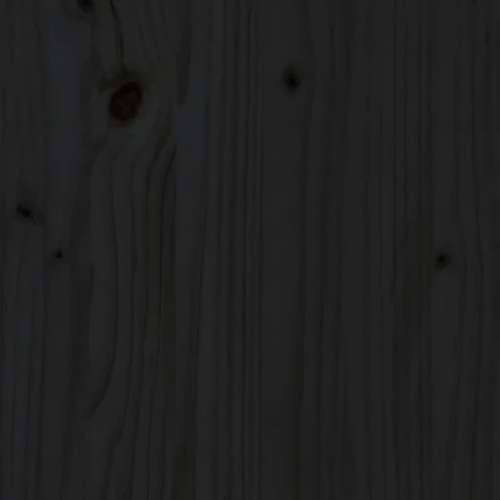 Komode 2 kom crne 31,5 x 34 x 75 cm od masivne borovine Cijena