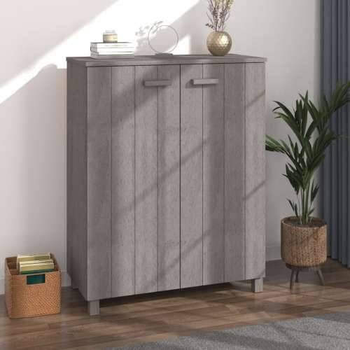 Ormarić za cipele HAMAR svjetlosivi 85x40x108 cm od borovine - Svjetlosiva 1 Cijena