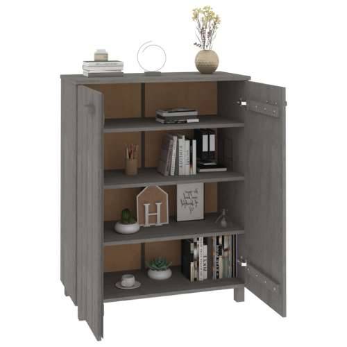 Ormarić za cipele HAMAR svjetlosivi 85x40x108 cm od borovine - Svjetlosiva 1 Cijena