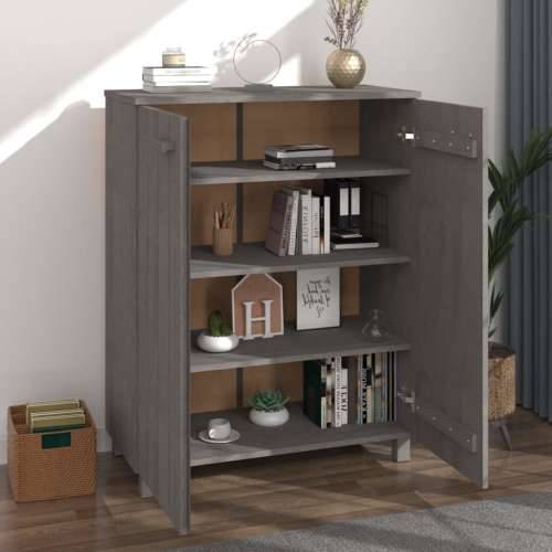 Ormarić za cipele HAMAR svjetlosivi 85x40x108 cm od borovine - Svjetlosiva 1 Cijena