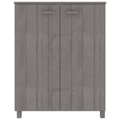Ormarić za cipele HAMAR svjetlosivi 85x40x108 cm od borovine - Svjetlosiva 1 Cijena