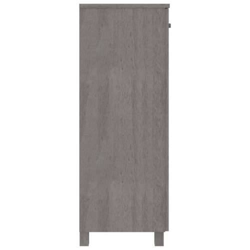 Ormarić za cipele HAMAR svjetlosivi 85x40x108 cm od borovine - Svjetlosiva 1 Cijena