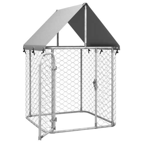 Vanjski kavez za pse s krovom 100 x 100 x 150 cm Cijena
