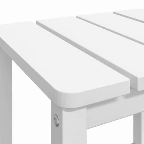 Vrtni stol Adirondack bijeli 38 x 38 x 46 cm HDPE - Bijela 1 Cijena