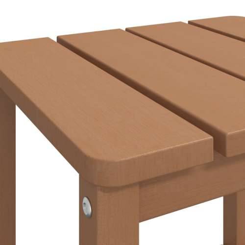 Vrtni stol Adirondack smeđi 38 x 38 x 46 cm HDPE - Smeđa 1 Cijena