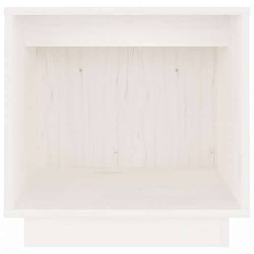 Noćni ormarići 2 kom bijeli 40 x 30 x 40 cm od masivne borovine - Bijela 2 Cijena