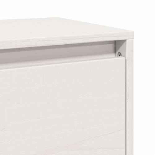 Zidni ormarići 2 kom bijeli 100 x 30 x 35 cm masivna borovina - Bijela 2 1 Cijena