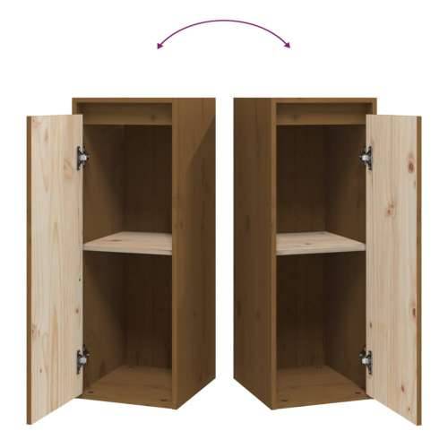 Zidni ormarići 2 kom boja meda 30x30x80 cm od masivne borovine - boja meda 2 1 Cijena