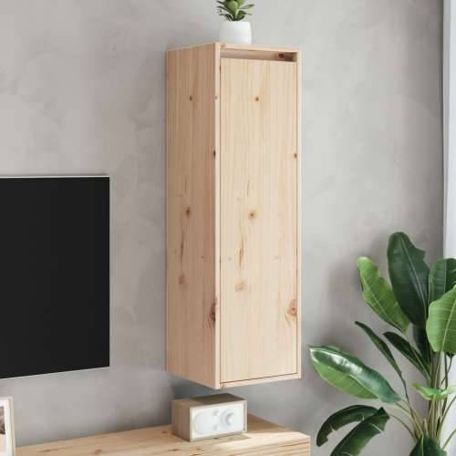 Zidni ormarići 2 kom 30 x 30 x 100 cm od masivne borovine - Prirodna 2 1 Cijena