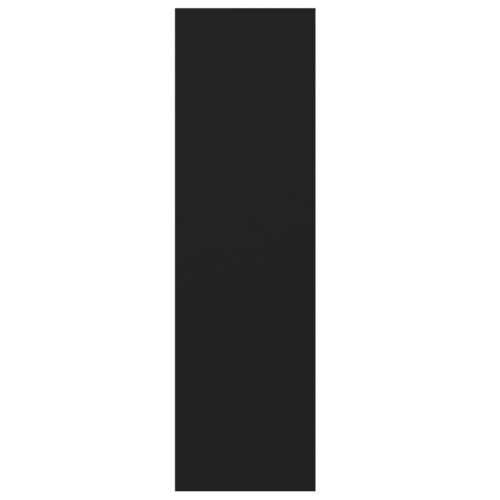 Ormarić za knjige / Paravan - Sobna pregrada crni 100 x 30 x 103 cm - Crna 1 Cijena