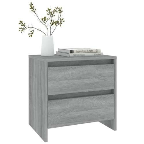 Noćni ormarići 2 kom boja hrasta sonome 45x34,5x44,5 cm drveni - Sivi hrast sonoma 2 Cijena
