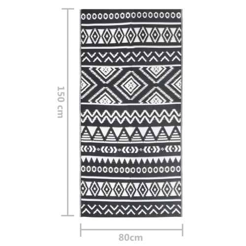 Vanjski tepih ARAKIL crni 80x150 cm PP - crni uzorak 80 x 150 cm 1 Cijena