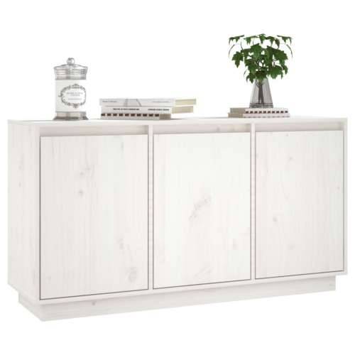 Komoda bijela 111x34x60 cm od masivne borovine - Bijela 1 Cijena