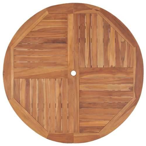 Vrtni stol - Blagovaonski stol Ø 110 x 75 cm od masivne tikovine  - 1 Okruglo Cijena