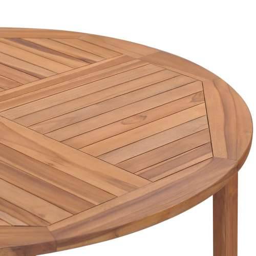 Vrtni stol - Blagovaonski stol Ø 110 x 75 cm od masivne tikovine  - 1 Okruglo Cijena