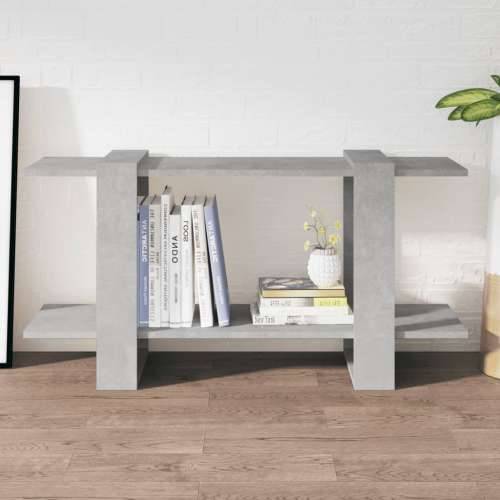 Ormarić za knjige boja betona 100x30x51 cm konstruirano drvo - Beton siva 1 Cijena