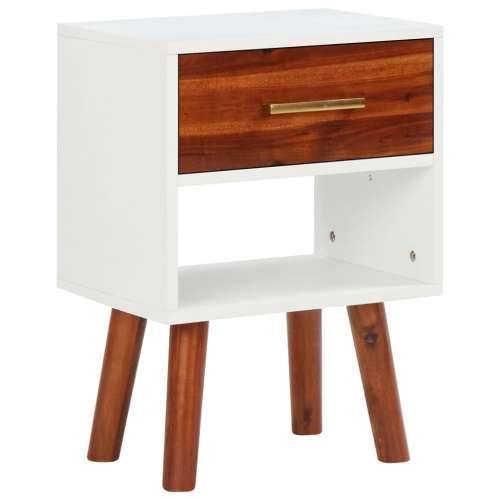 Noćni ormarići 2 kom od masivnog drva bagrema 40 x 30 x 57 cm - 2 Cijena