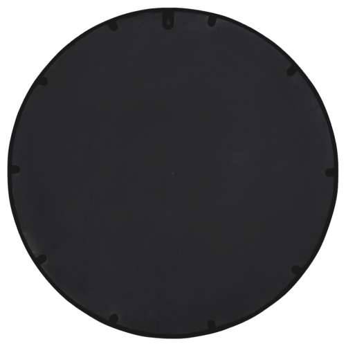Ogledalo crno 60 x 4 cm željezno okruglo za unutarnju upotrebu - Crna 60 x 4 cm 1 Cijena