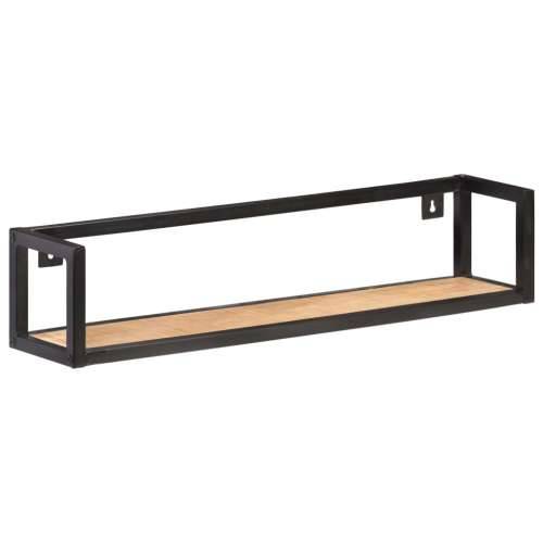 Zidne police 2 kom 80 cm od grubog drva manga - 80 cm 2 grubo drvo manga 1 Cijena